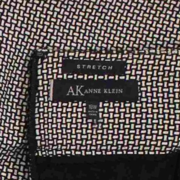 Anne Klein Houndstooth Stretch Skirt - Sz 18 - Picture 3 of 4